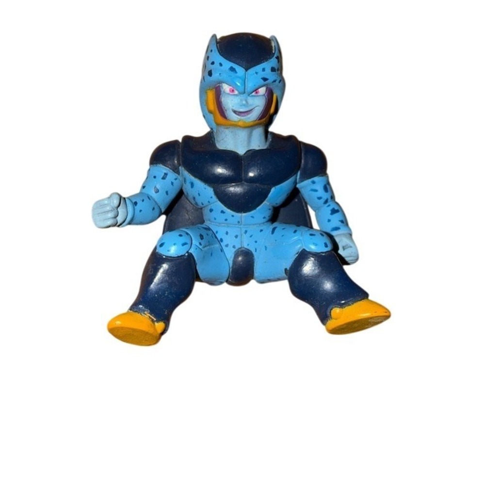 Irwin Dragon‎ Ball Z Cell Jr. Mini Action Figure Blue Sitting Pose 2.5in